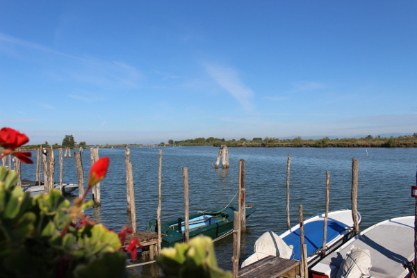 Detailansicht von Booten in der Lagune - B&B Marelaguna Cavallino Treporti VE