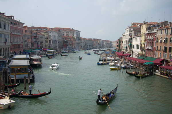 Blick auf den Canal Grande in Venedig - B&B Marelaguna Cavallino Treporti VE